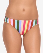 Salt + Cove Womens Cabana Stripes Tab-Side Hipster Bikini Bottoms  Large  Multi - £15.81 GBP
