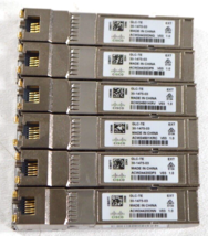 LOT (6x) Genuine Cisco GLC-TE 1000BASE-T SFP transceiver module - £41.92 GBP