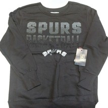 NBA San Antonio Spurs Showtime Pull Over Sweater Womens Size L GIII 4 Her Black - £13.89 GBP