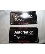 Pair of AutoNation License Plate Frame Dealership Metal - $38.52