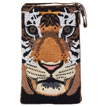 Bengal Tiger 608 Beaded Club Bag Evening Clutch Purse w/ Shoulder Strap - $34.60