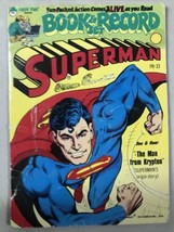 Superman Book And Record Set Peter Pan Records 1978 Dc Comics Pr 33 Boarded - $19.79