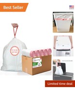 Multi-Purpose 8-10 Gallon Drawstring Bags - 600 Count, Odorless &amp; Strong - $75.78