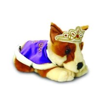 Keel Toys 30cm Corgi with Crown and Cape  - $38.00