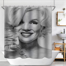Marilyn Monroe Waterproof ShowerCurtain Polyester Bathroom Decor Curtain Gift70&quot; - £13.42 GBP+
