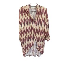 Maurice’s Chevron Cardigan Open Plus Size 3 Purple Pink - £11.15 GBP