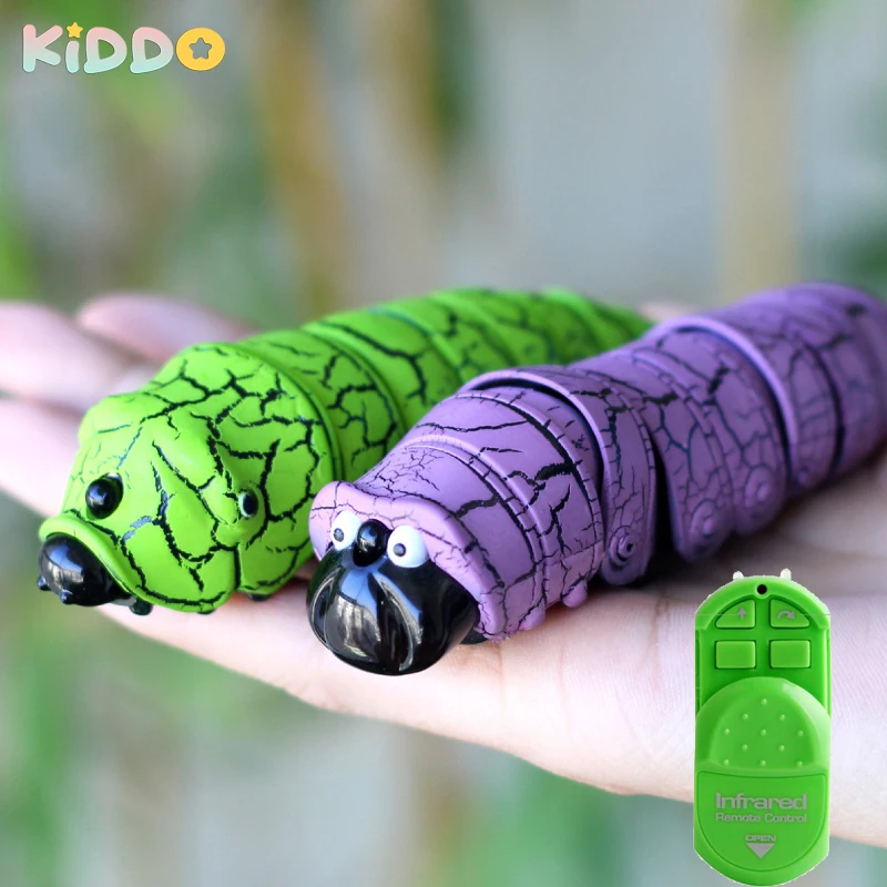 Infrared Remote Control Insect Caterpillar Worm Mock Fake RC Toy Animal ... - $24.07