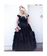 Dollcake Adult Women's "A Thousand Words" Black Frock Sz 14 NWT - $336.00
