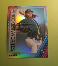 2020 Bowman Chrome A.J. Puk Rookie Of The Year Favorites Free Shipping - £1.42 GBP