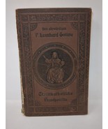 Antique Book German 1908 P. Leonhard Goffine Christian Catholic Handpost... - £28.47 GBP