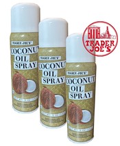 3 Packs Trader Joes Coconut Oil Spray 5 oz. each Baking Trader Joe&#39;s  - £22.09 GBP