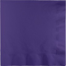 250-Count Touch of Color 3-Ply Paper Dinner Napkins, Purple - £60.23 GBP