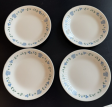 Set of 4 Corelle Blueberry Bouquet Basket 6 3/4&quot; Bread &amp; Butter Dessert ... - $12.84