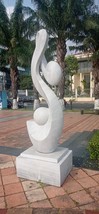 Love Abstract Stone Sculpture Garden Ornament Modern Art Statue Outdoor ... - £2,921.64 GBP