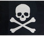 2x3 Pirate Stack Jaw 100D 2&#39;x3&#39; Woven Poly Nylon Flag Banner - £6.64 GBP