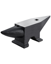 VEVOR Cast Steel Single Horn Anvil 132Lbs(60kg) with Stable Base for Sha... - $243.99