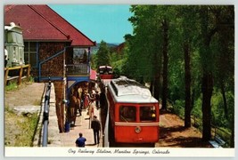 Cog Railway Station Manitou Springs Colorado Postcard Travel Vtg 1979 I ... - $12.60