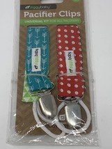 Ziggy Baby Pacifier Clips for Binky Boy Girl Baby 2 Pack 2-Sided Design ... - $15.85