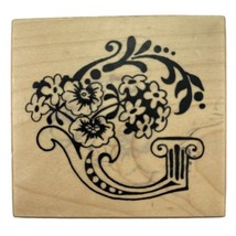 PSX Botanical Alphabet Letter G Rubber Stamp F-1106 Vintage 1993 Wood Mounted - £10.04 GBP