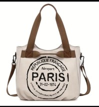 Medium Tote Canvas Bags For Women, Shoulder Bags For Work School And Travel - $35.00