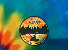 Nwot - Camp Barstow Indian Waters Council Adult Size L Tie-Dye Short Sleeve Tee - £11.18 GBP