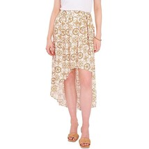 MSRP $89 Vince Camuto Womens A-Symmetrical Printed High-Low Skirt Size Large - £22.51 GBP