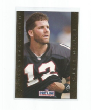 Chris Miller (Falcons) 1992 Pro Line Quarterback Gold Insert Card #13 - £3.95 GBP
