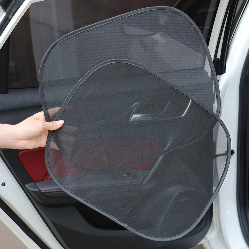 2pcs Car Sunshade Covers Universal Windscreen Folding Visor Reflector Windshield - £11.42 GBP+