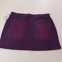 Wild Fable Women's Purple Coated Cotton Blend Pull-On Skirt Size 24W image 2