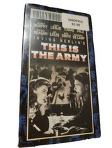 This Is The Army (VHS,1943) Slip Sleeve Hollywood Favorites George Murphy Sealed - $13.71