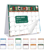 Desk Calendar 2024-2025, Calendar 2024 from Jan.2024 to Jun.2025, 8.5&#39;&#39;×... - $18.07