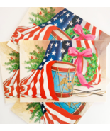 1970s Lot oF 4 Merry Christmas Revolution Themed Greeting Cards Unused N... - $21.85 CAD