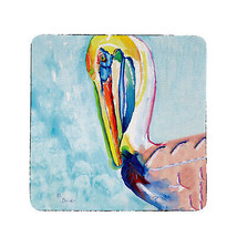 Betsy Drake Pelican Head Coaster Set of 4 - £27.68 GBP