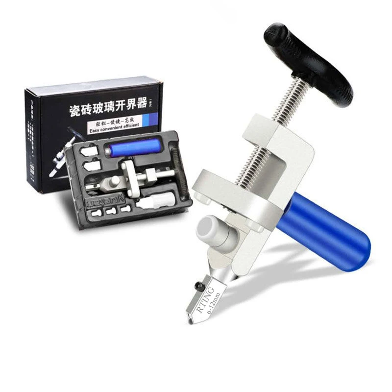 Professional 8-piece gl cutter set 2 in 1 gl tile cutting tool manual integrated - £173.99 GBP