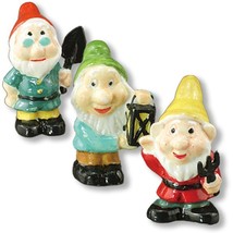 DOLLHOUSE Garden Gnomes Statues 1.823/8 Reutter Porcelain Figurines Miniature - £13.51 GBP