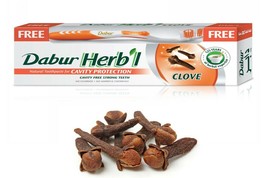 150ml. Dabur Herbal Natural Clove Toothpaste with Toothbrush - $35.18