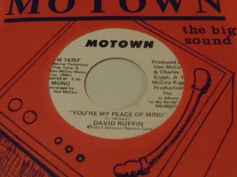 David Ruffin  45  You&#39;re My Peace Of Mind   Motown Soul  Promo - £15.33 GBP
