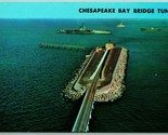 Chesapeake Bay Bridge Tunnel Virginia Beach VA UNP Chrome Postcard G5 - $3.51