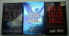 Mixed Lot 3 Christian Meditations On Angels Rustle Of~Fallen Rise~Brush Of Wings - £5.41 GBP