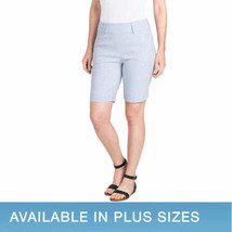 Hilary Radley Womens Bermuda Shorts Size XX-Large Color Light Blue Combo - £25.48 GBP