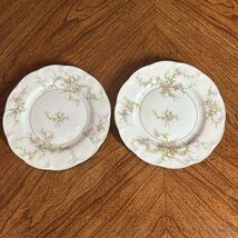 Vtg Haviland Porcelain Rosalinde New York Rosalinde 6.5" Bread Plates US... - $24.74