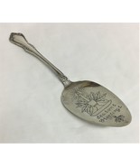 Vintage Dessert Server Oneida Silversmith Silverplate Engraved Seasons G... - €8,48 EUR
