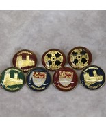 Canterbury UK Britain Vintage Collectible Pin Button Cathedral Cross Shi... - $46.89 CAD