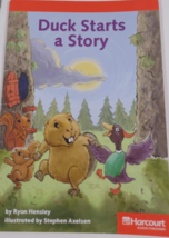 duck starts a story by ryan hensley harcourt lesson 19 grade 1 Paperback... - $5.94