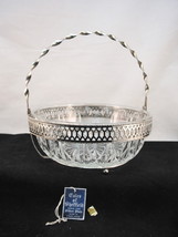 Eales of Sheffield Silverplate Basket &amp; Large French Bowl Liner by VM Ne... - $27.00