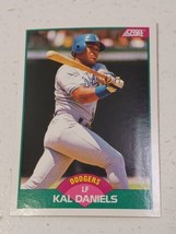 Kal Daniels Los Angeles Dodgers 1989 Score Card #48T - £0.76 GBP