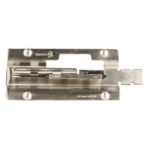 Chateau C-DL-2 Stainless Steel Door Gate Latch Mini Warehouse Rolling 4 Bolts - £23.94 GBP