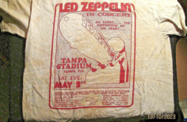 Led Zeppelin : (Tampa Stadium 1977 Concert) Orig,Vintage T-SHIRT - £228.71 GBP