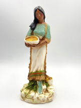 Vintage Homco 1980s Native American Indian Woman Papoose 13.5” - £18.97 GBP