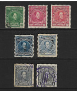 VENEZUELA - CLASICOS. Yvert nsº 134/35, 138/38A nuevo y usados. Defectuosos - $1.25